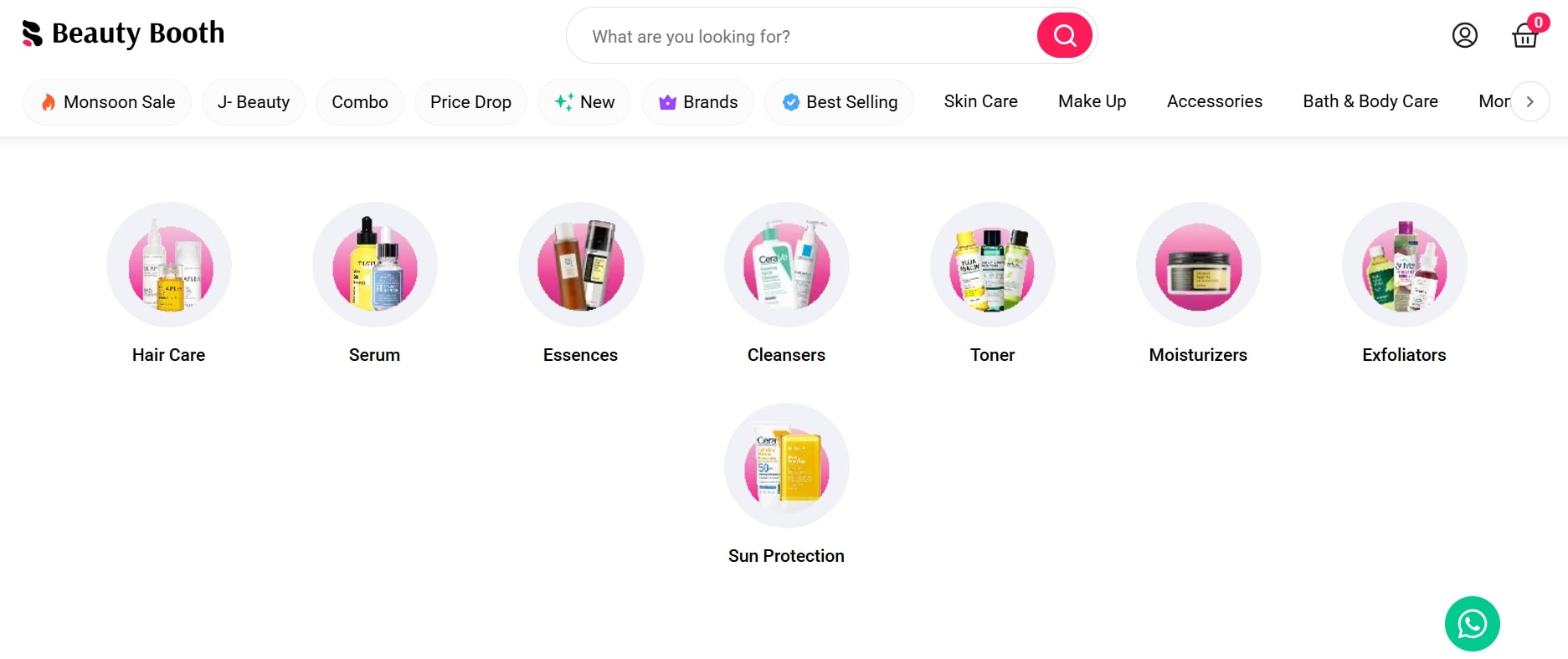 Beauty Booth Home Page